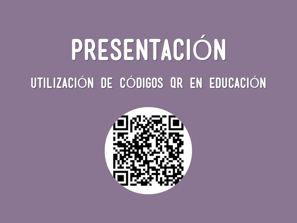 Presentación Código QR