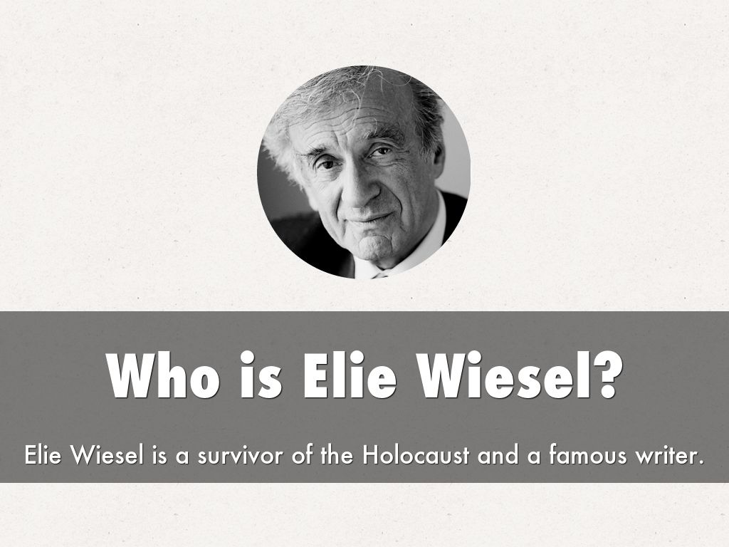 Elie Wiesel