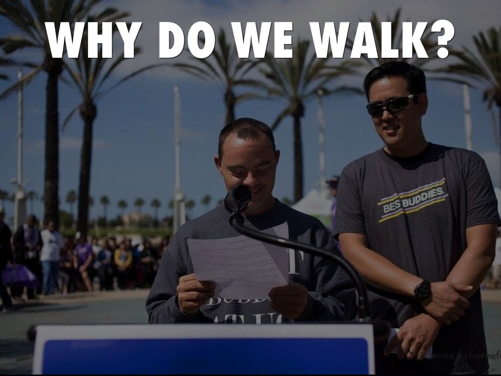 WHY DO WE WALK?