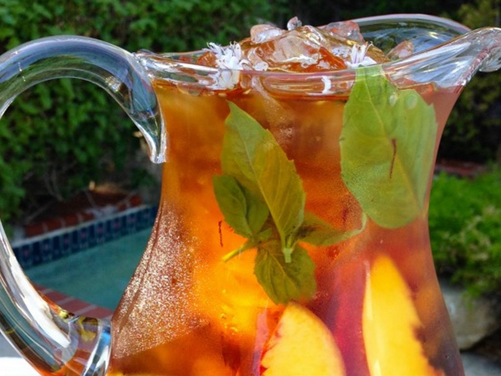 Peach Basil Tea