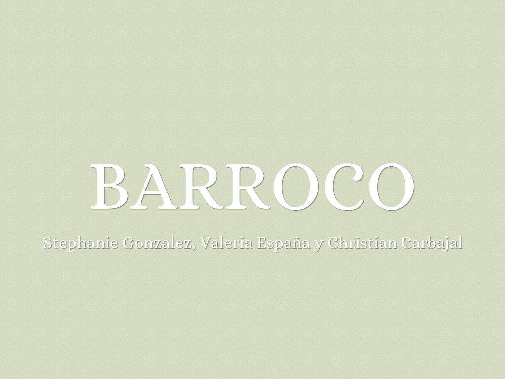 Barroco by Valeria España, image size:1024x768