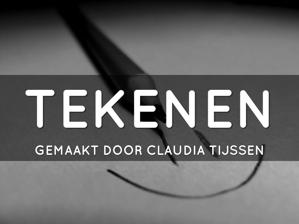 Copy of Tekenen