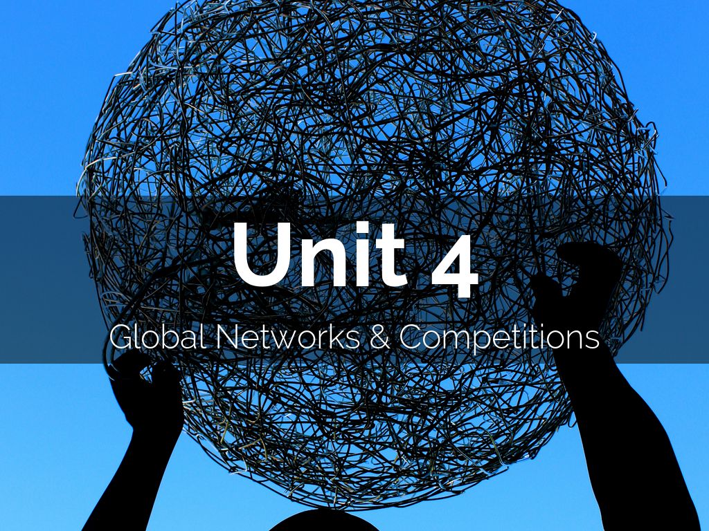 Unit 4 Global Networks & Competitions