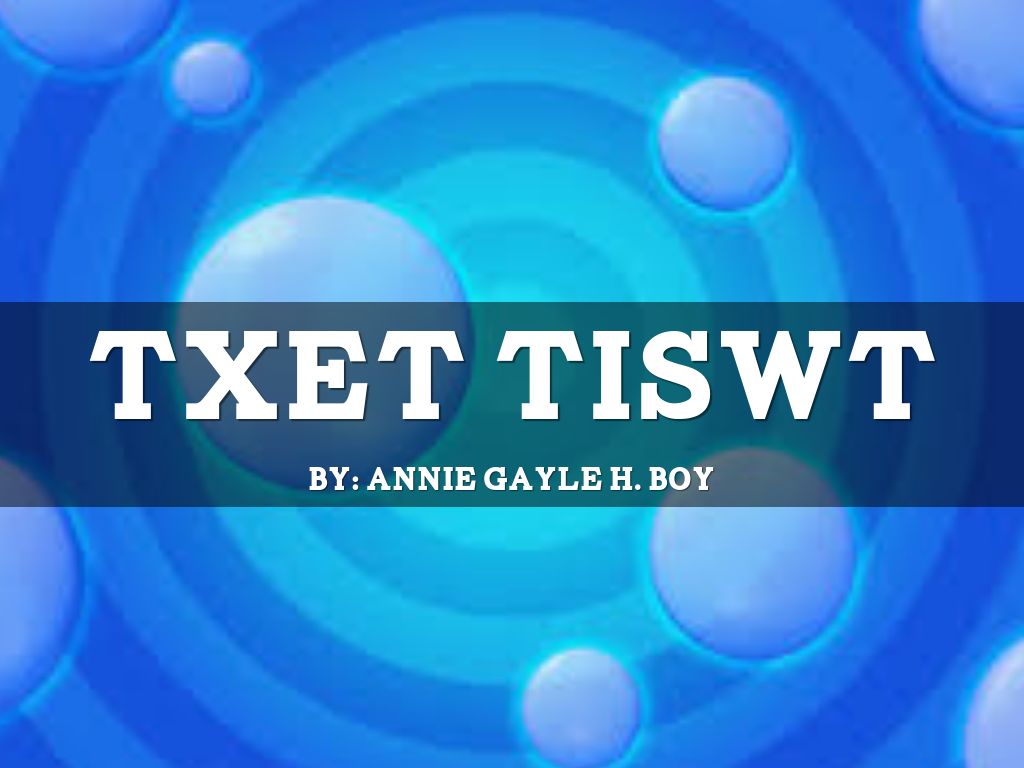 txet tiswt