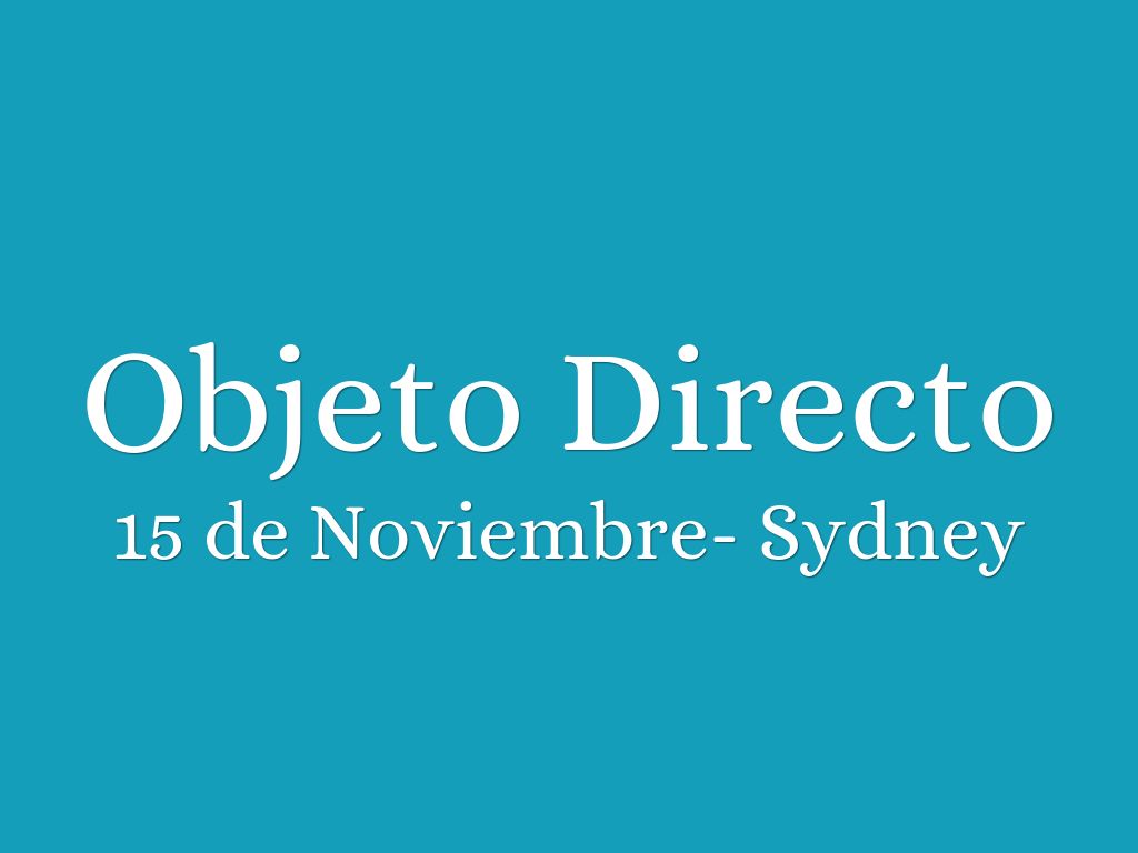 Objeto Directo