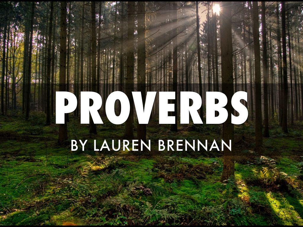 Proverbs