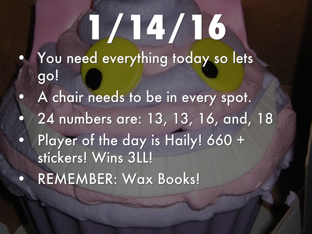 A day in Mrs.Henderson's Class