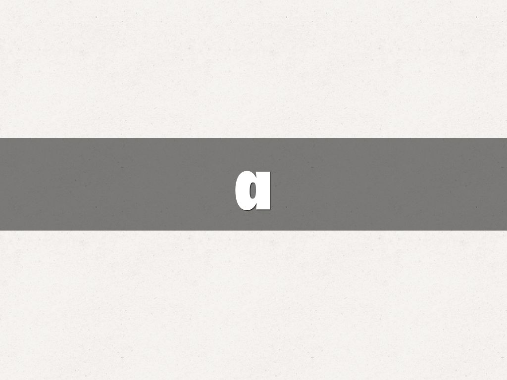 a