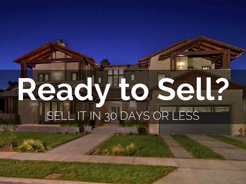 Ready to sell?
