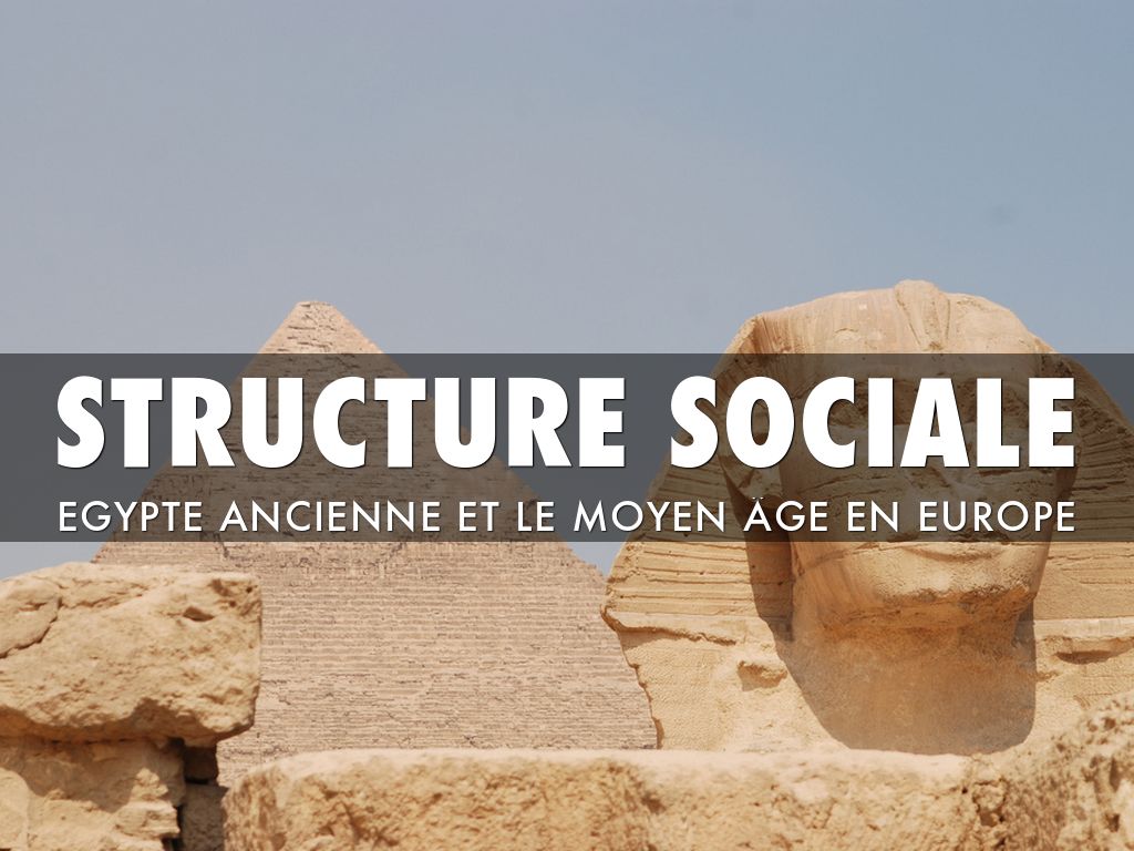 Copy of La structure sociale - civilisations anciennes
