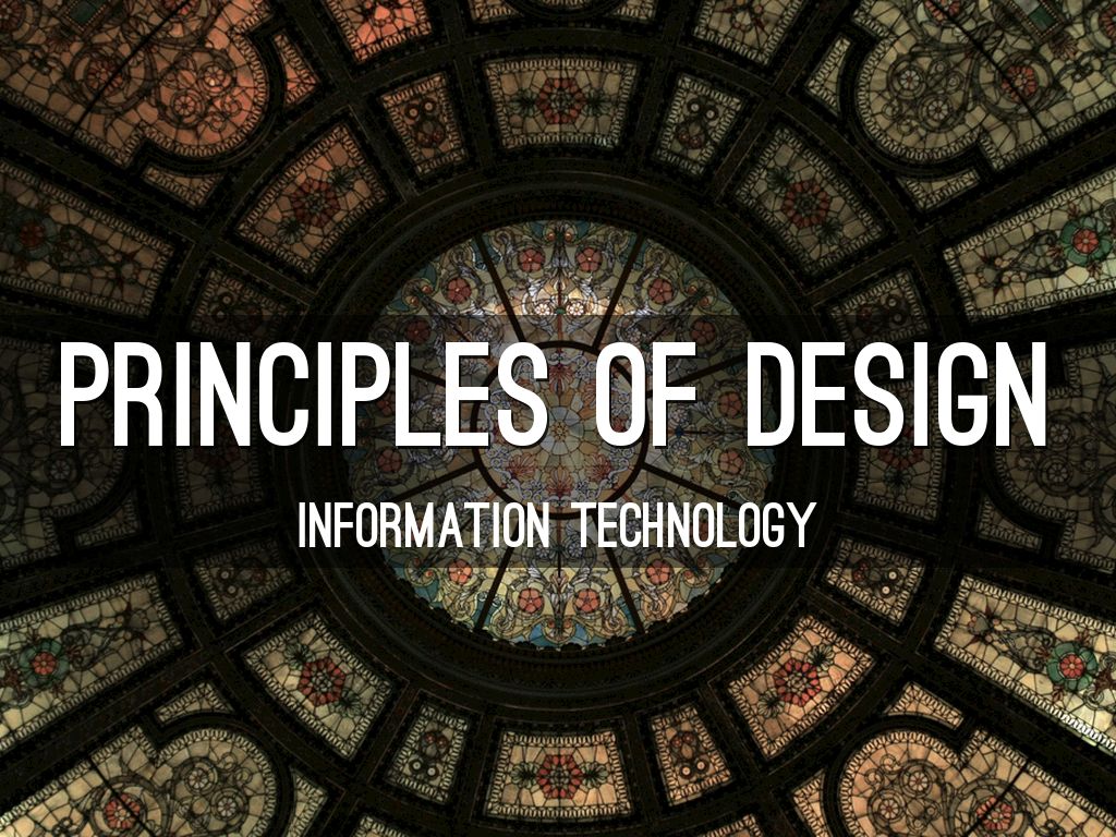 Principles of Design