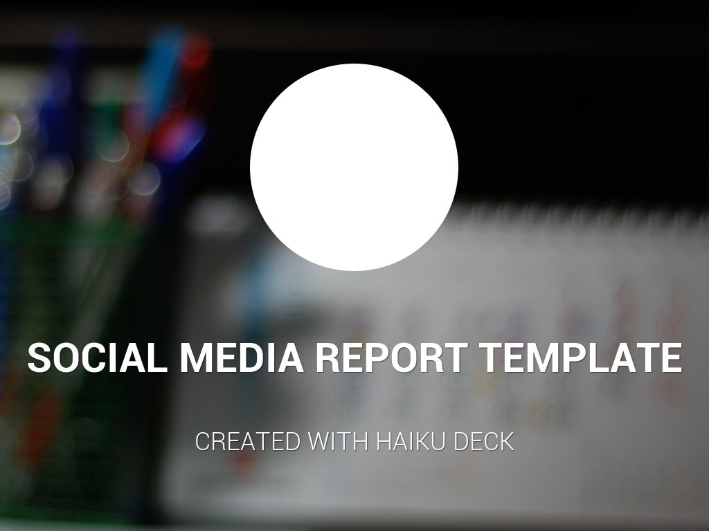 Copia de Social Media Report Template