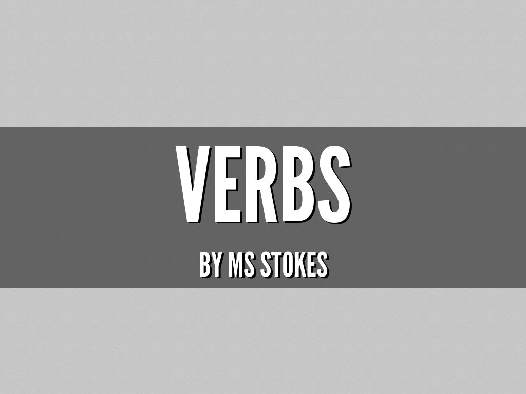 Verbs