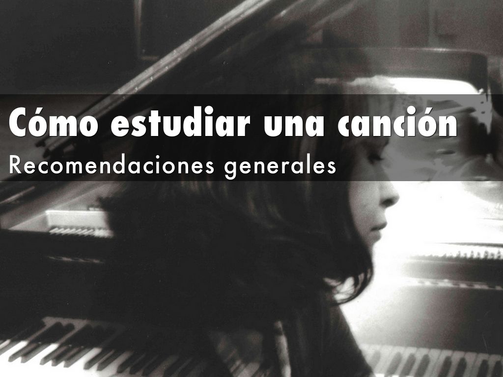 Cómo estudiar una canción