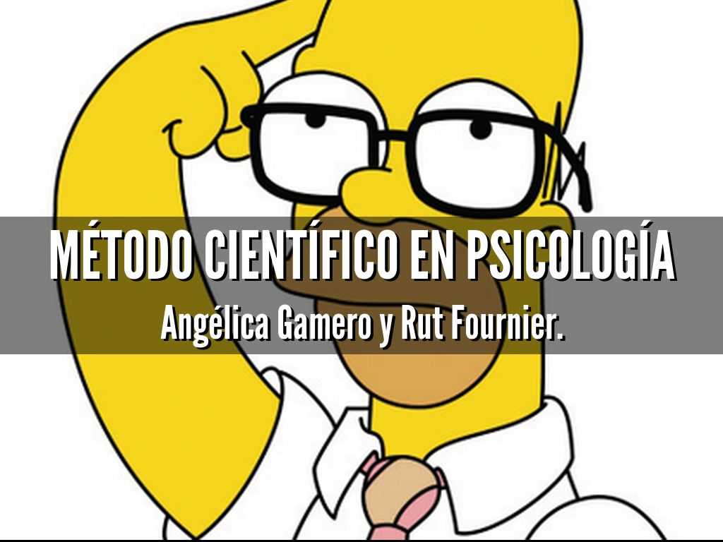 MÉtodo científico en psicología
