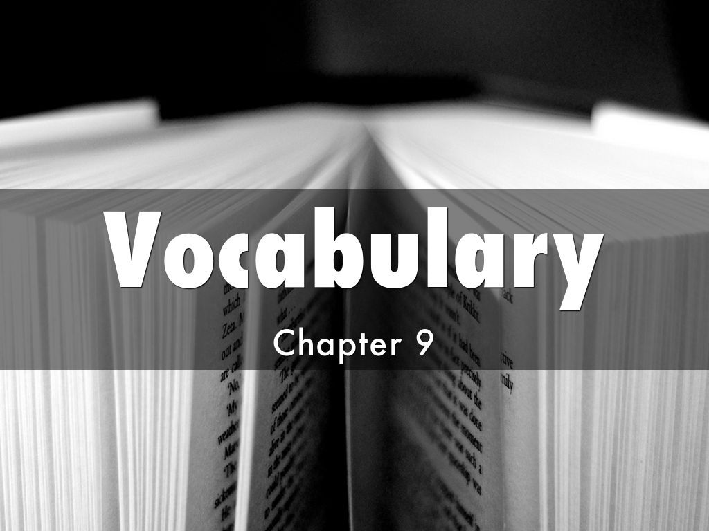 Vocabulary