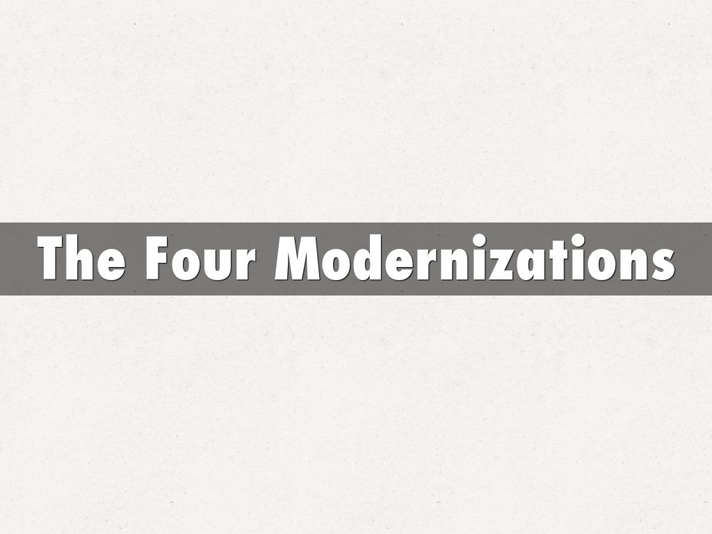 The Four Modernizations