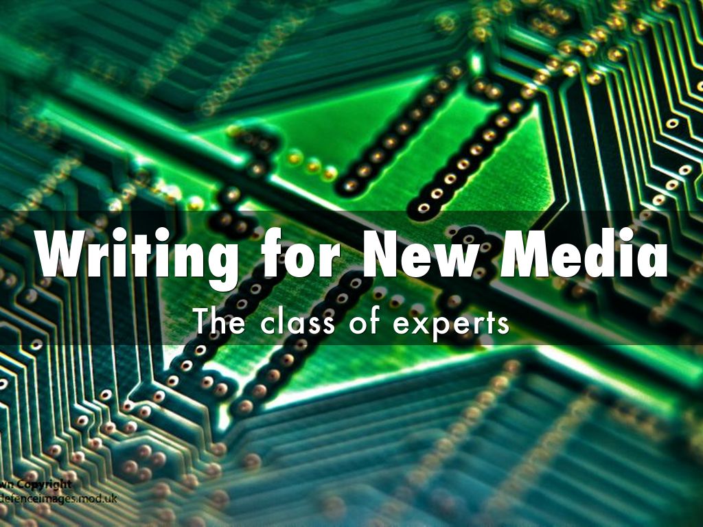 Writing for New Media
