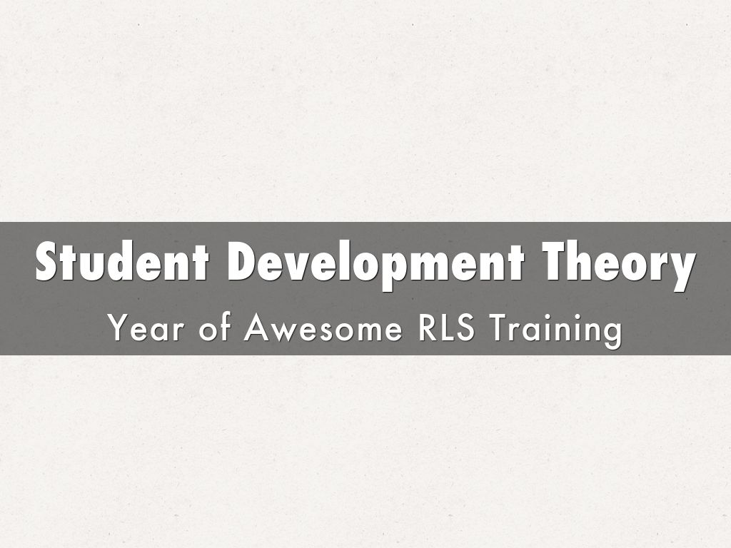Student Development Theory