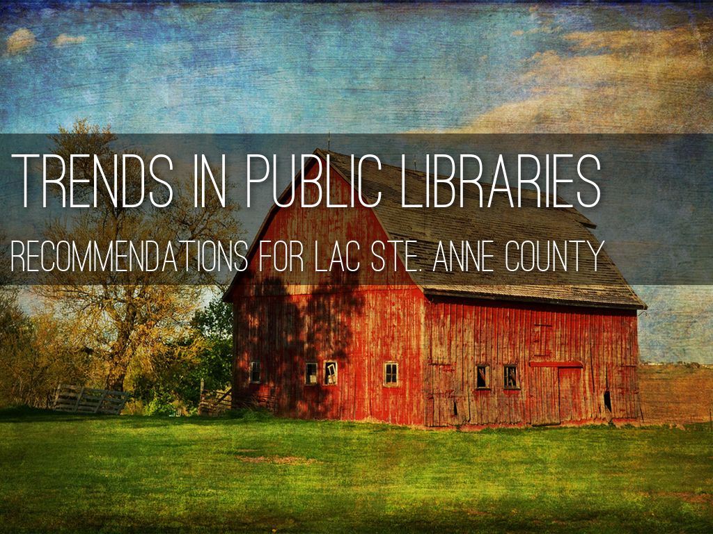 Trends in public libraries