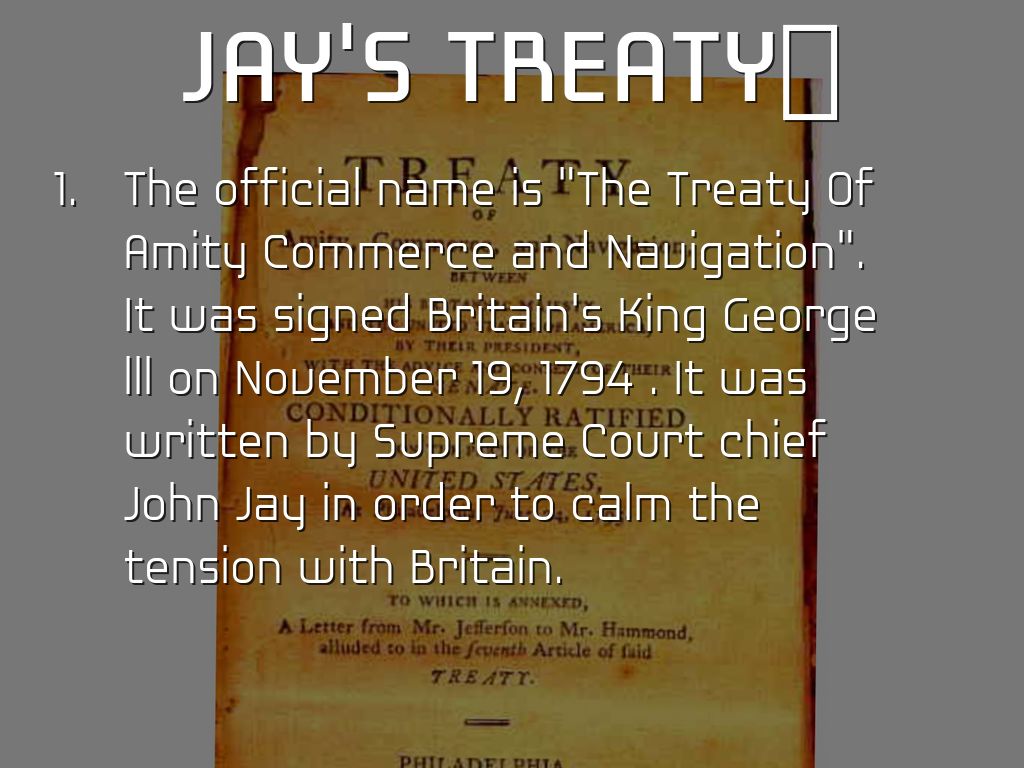 jays treaty jays treaty