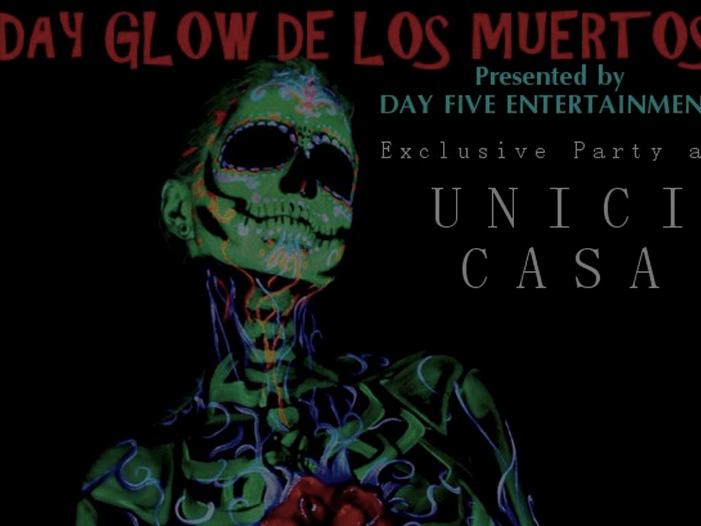 Day Glow De Los Muertos