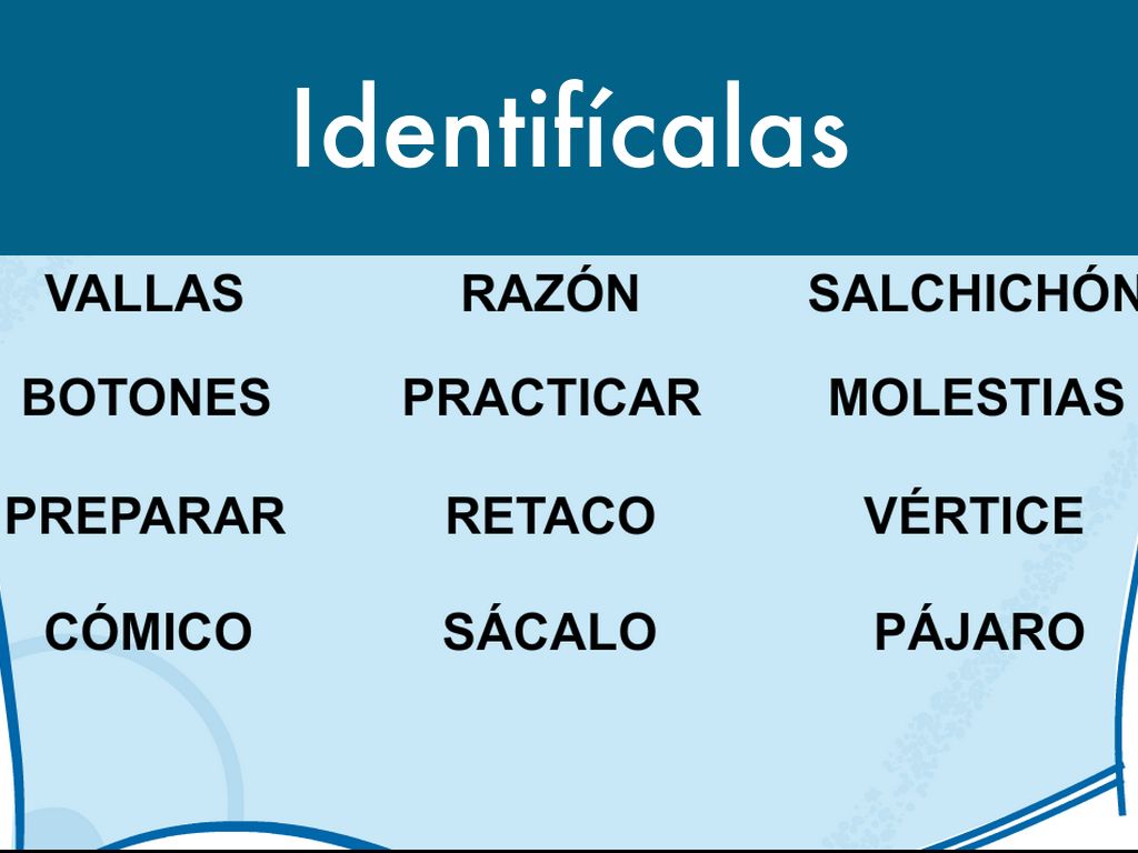 Acentuación by vvillalba