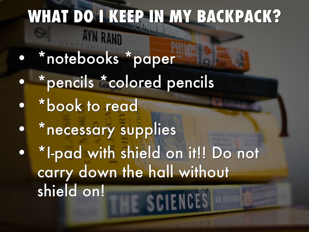 amy bookbag