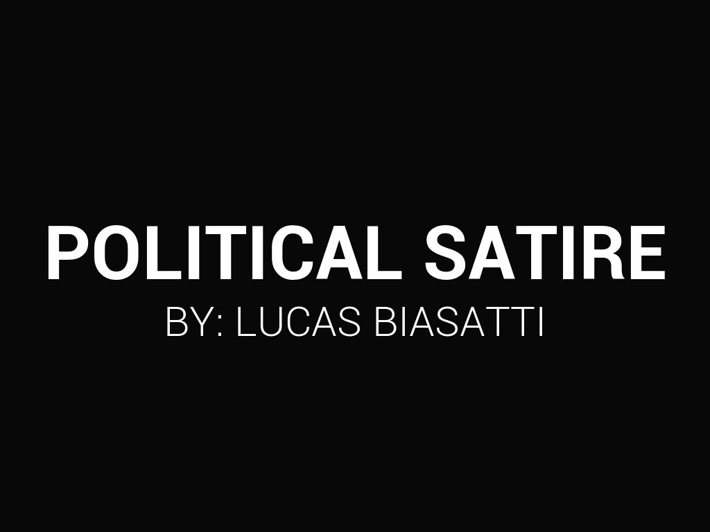 Political satire related to the ballroom project
