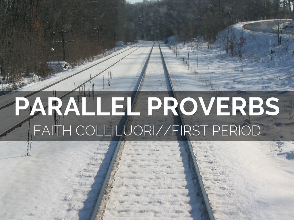 Parallel Proverbs