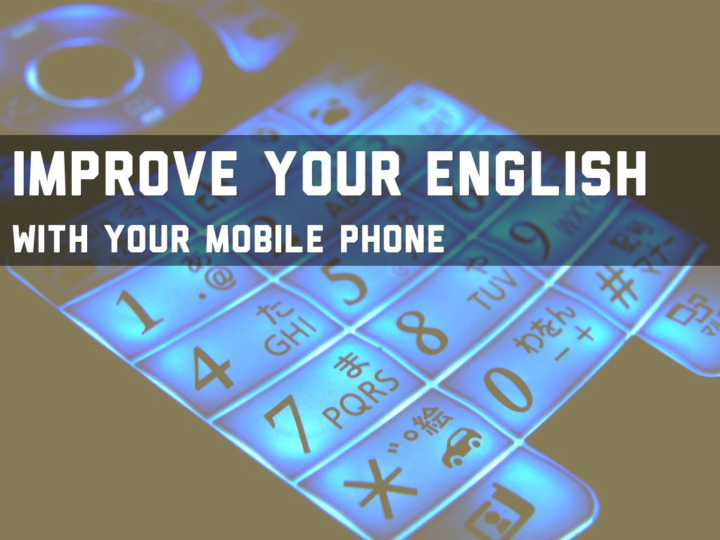 Your phone can teach you English