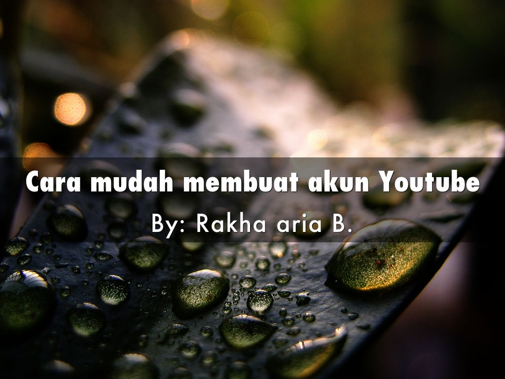 Cara mudah membuat akun Youtube
