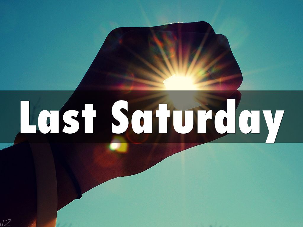 Last Saturday by aliciagoni9