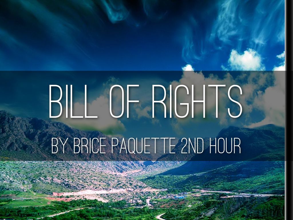 Bill Of Rights