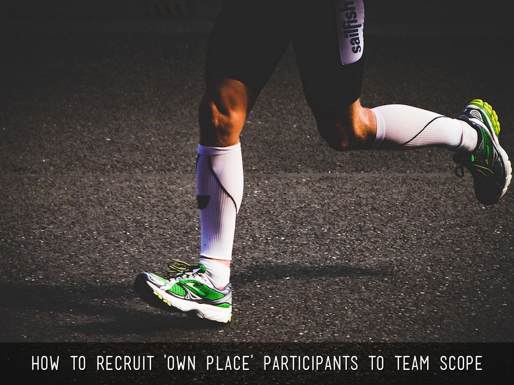 HOW TO RECRUIT 'OWN PLACE' PARTICIPANTS TO team scope