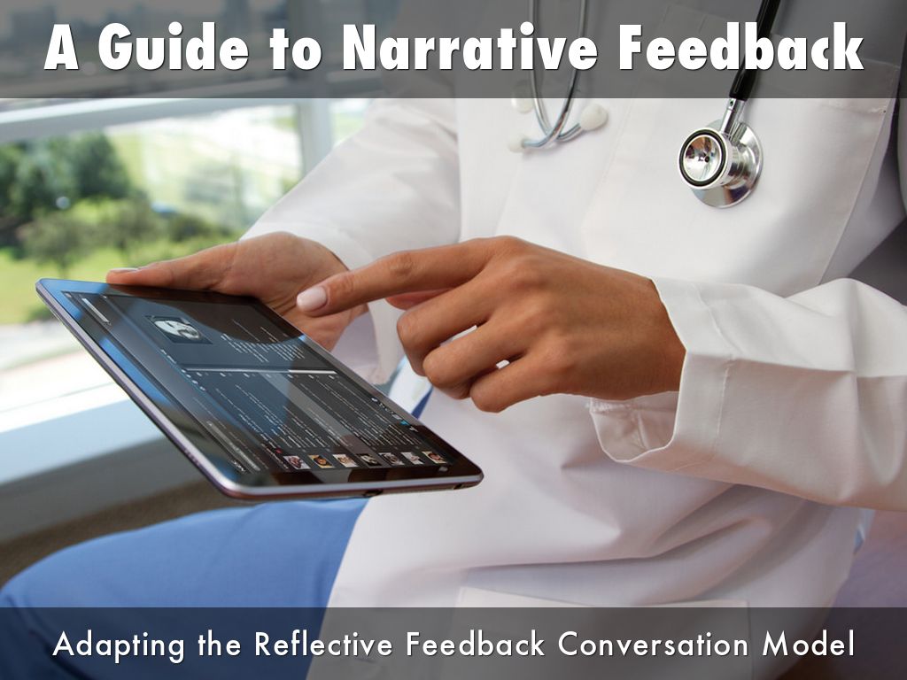 Tips for Narrative Reflective Feedback