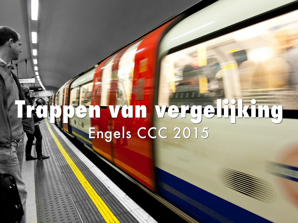 Trappen van vergelijking