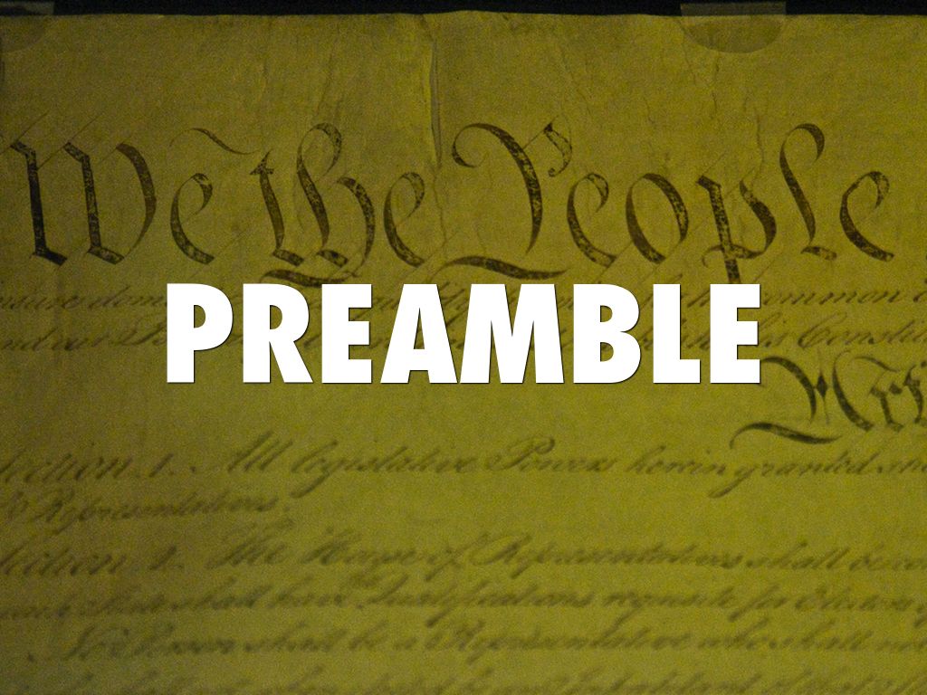 Preamble 