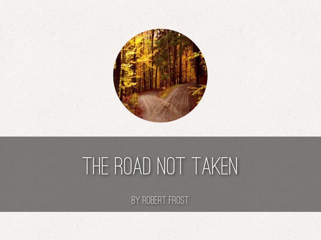 Copy of The Road Not Taken by חוה זלינגר