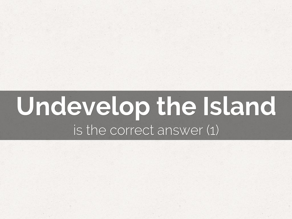 NGO's vs. Island of Development by marshjel000