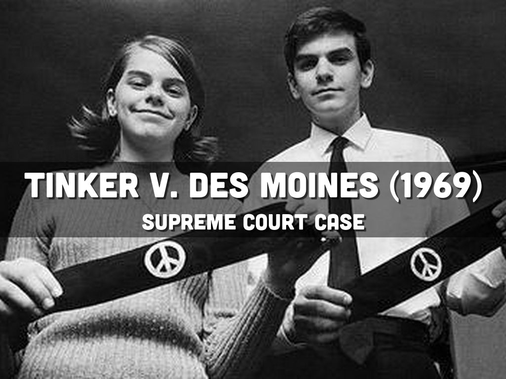 TINKER V DES MOINES 1969 Court Case Project by Sonya A