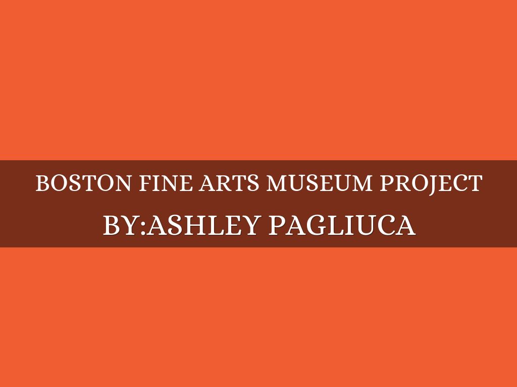 Boston Fine Arts Museum Project