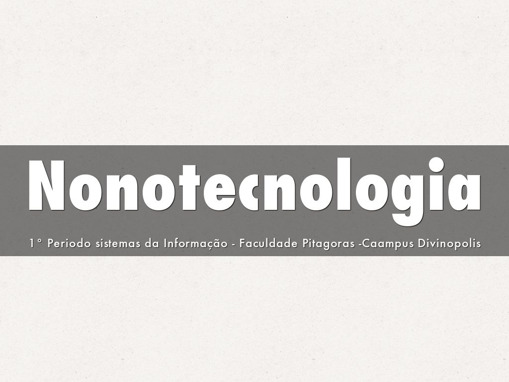 Nonotecnologia