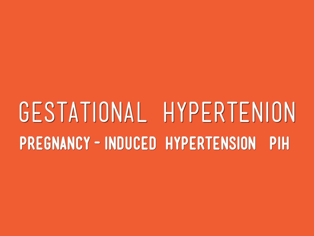 gestational hypertenion