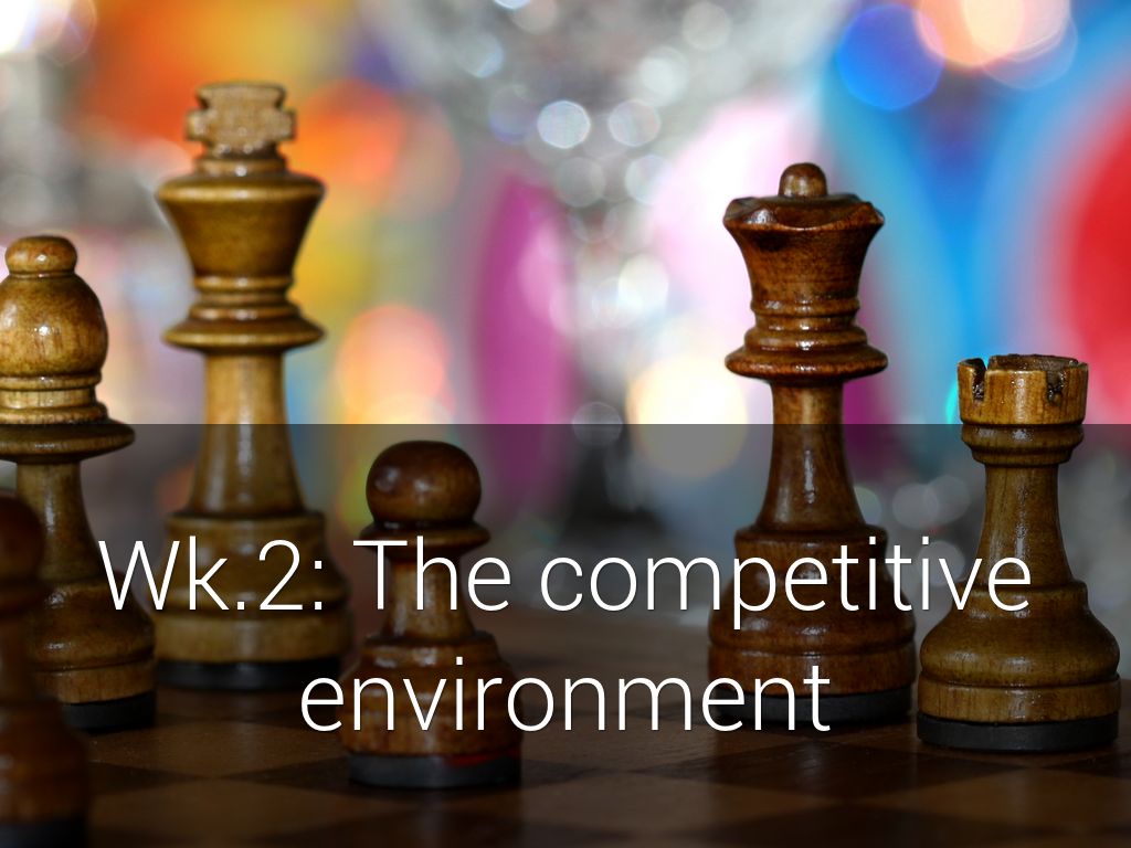 Wk 2 The Competitive Environment By Emma Barnes