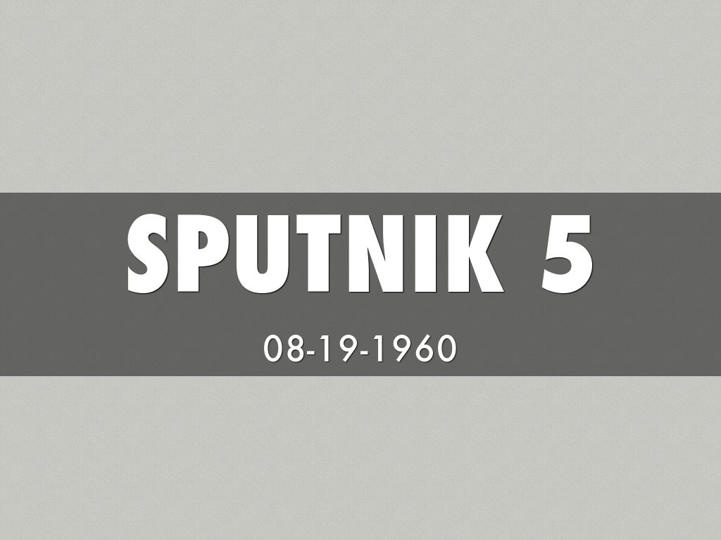 Sputnik 5 by Steven Staton