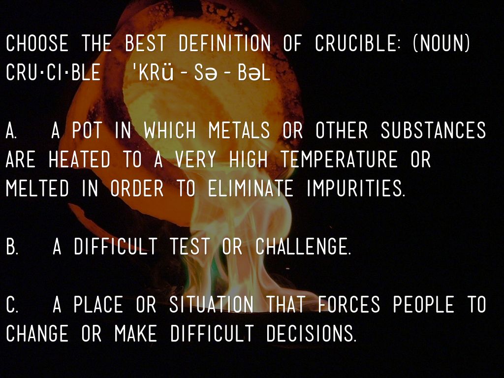 Crucible by Laura Klander