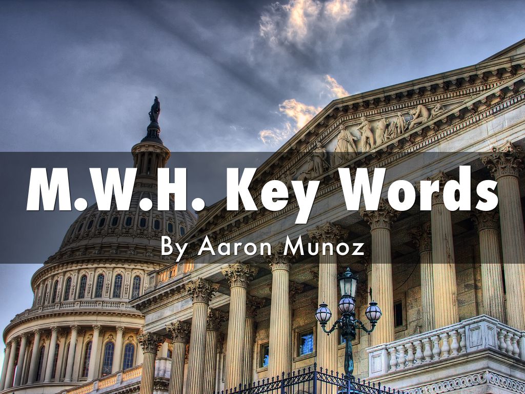 M.W.H. Key Words