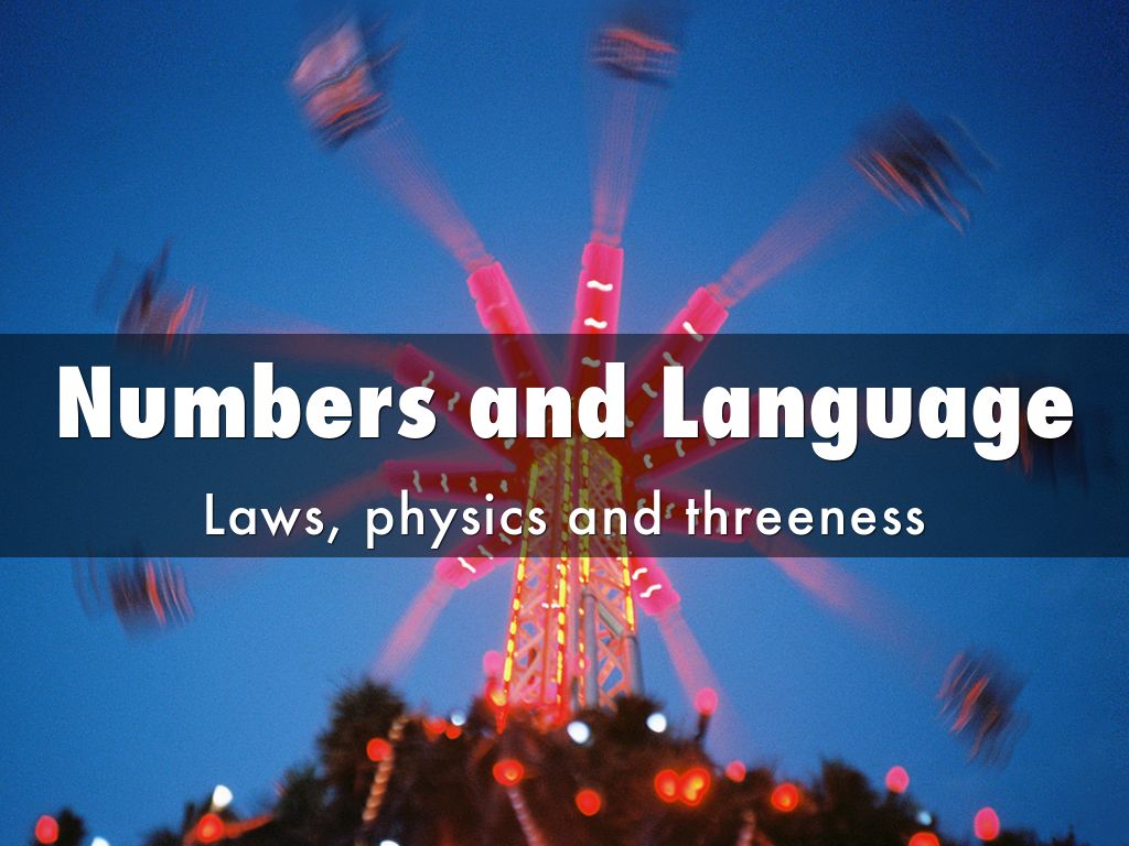 Numbers and Language