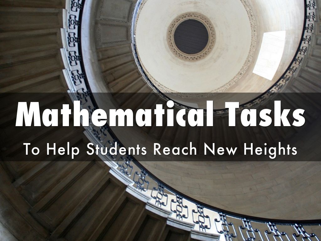 Mathematical Tasks